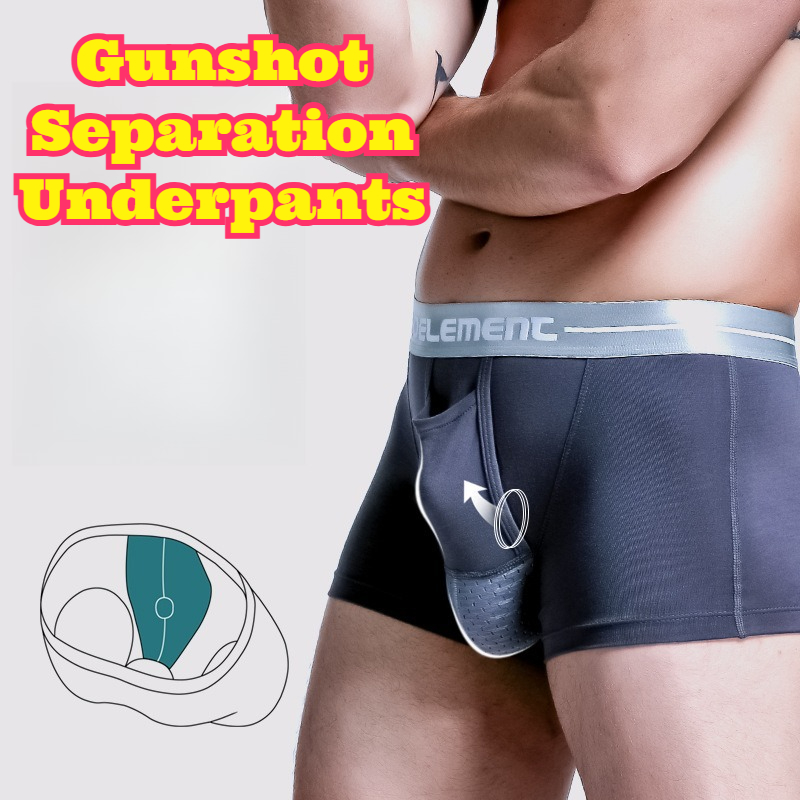 Pouch Boxer Pouch - Erkekler Buz İpek Ayrı Keseli Boxer