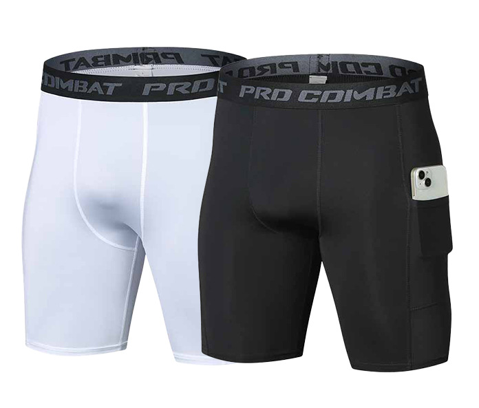 Compression Shorts Athletes - Cepli Erkek Spor Şortları, Erkekler için