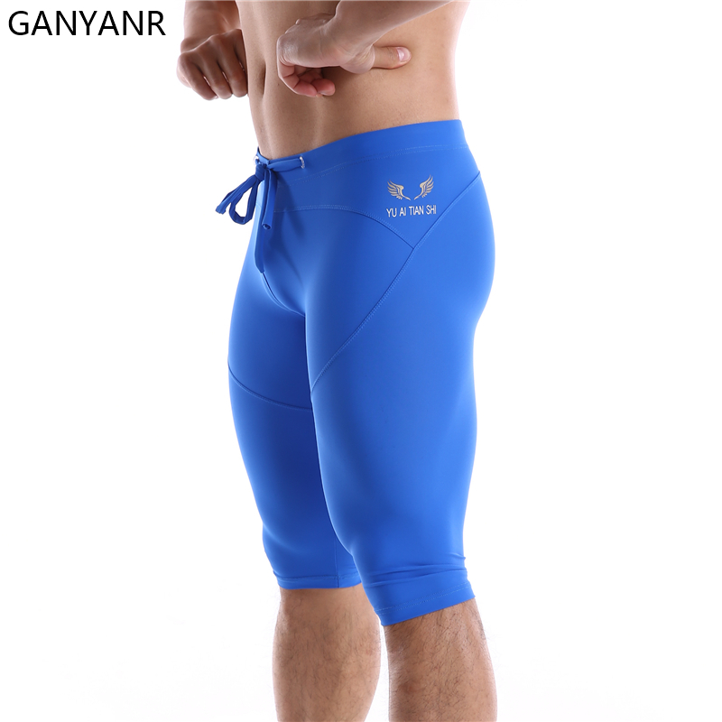 GANYANR koşu tayt erkekler sık - Compression Shorts Athletes incelemesi ve fiyatı