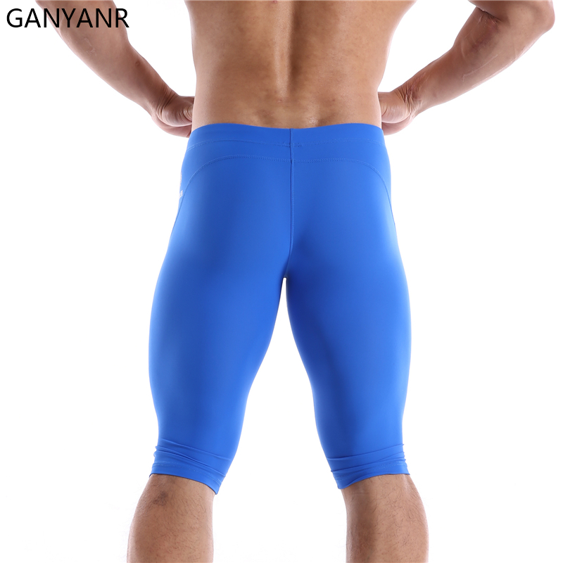 GANYANR koşu tayt erkekler sık - Compression Shorts Athletes incelemesi ve fiyatı