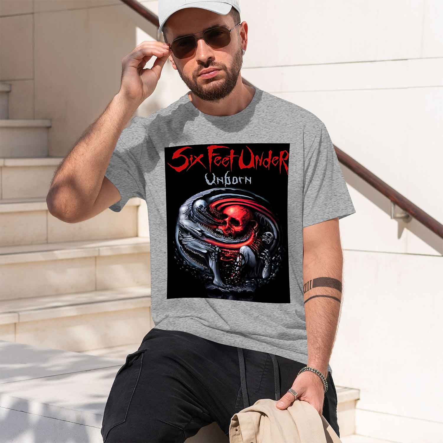 Six Feet Under – Unborn back 2 - Undershirt Crew Neck incelemesi ve fiyatı