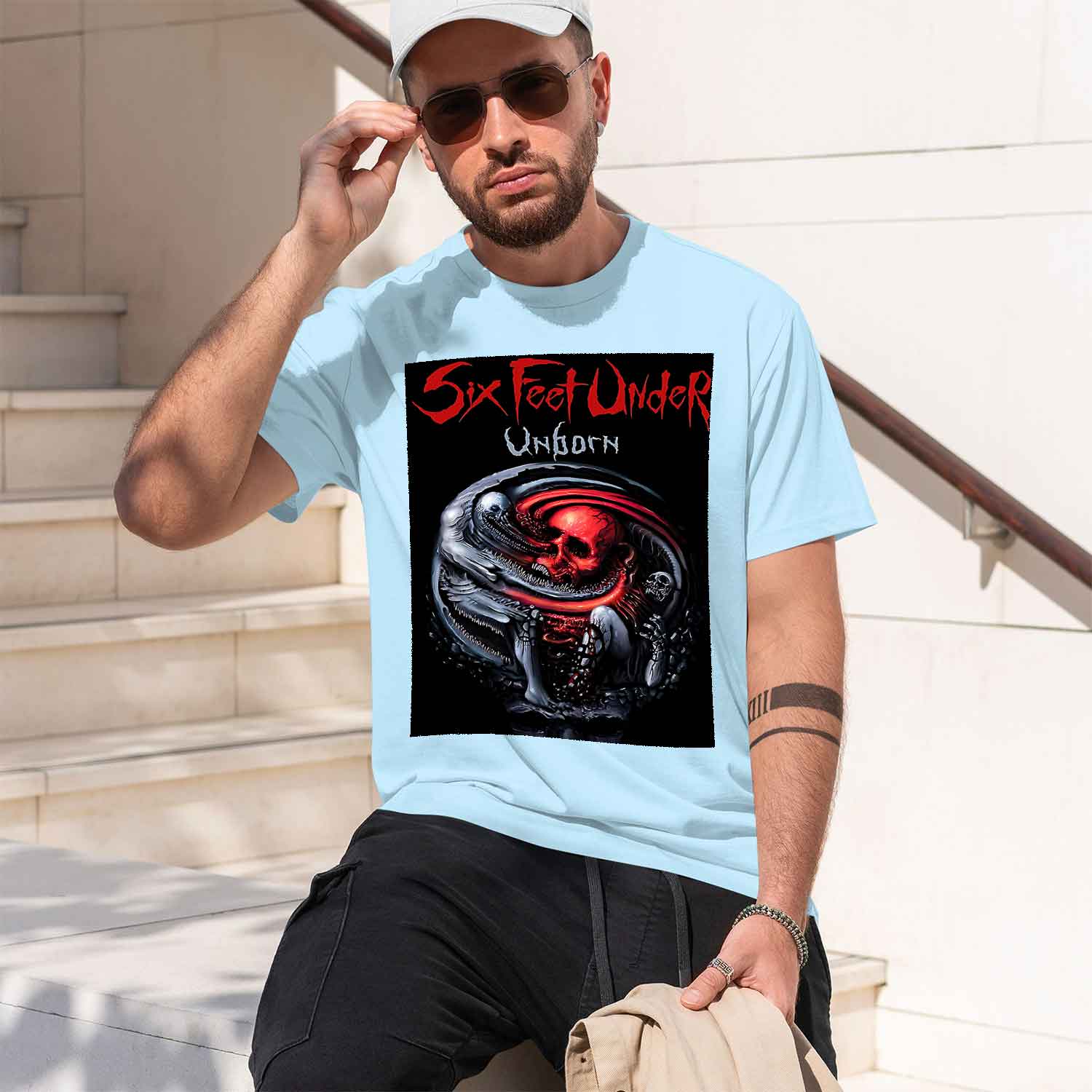 Six Feet Under – Unborn back 2 - Undershirt Crew Neck incelemesi ve fiyatı